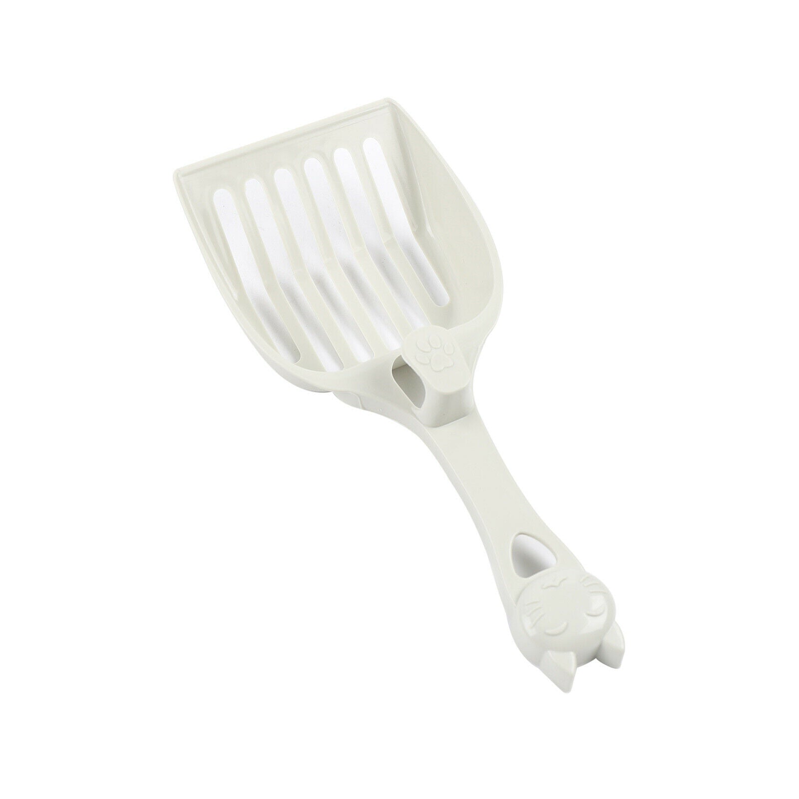 Semi-Closed Portable Cleaning Cat Litter Box Plastic Clean Trapper Gray