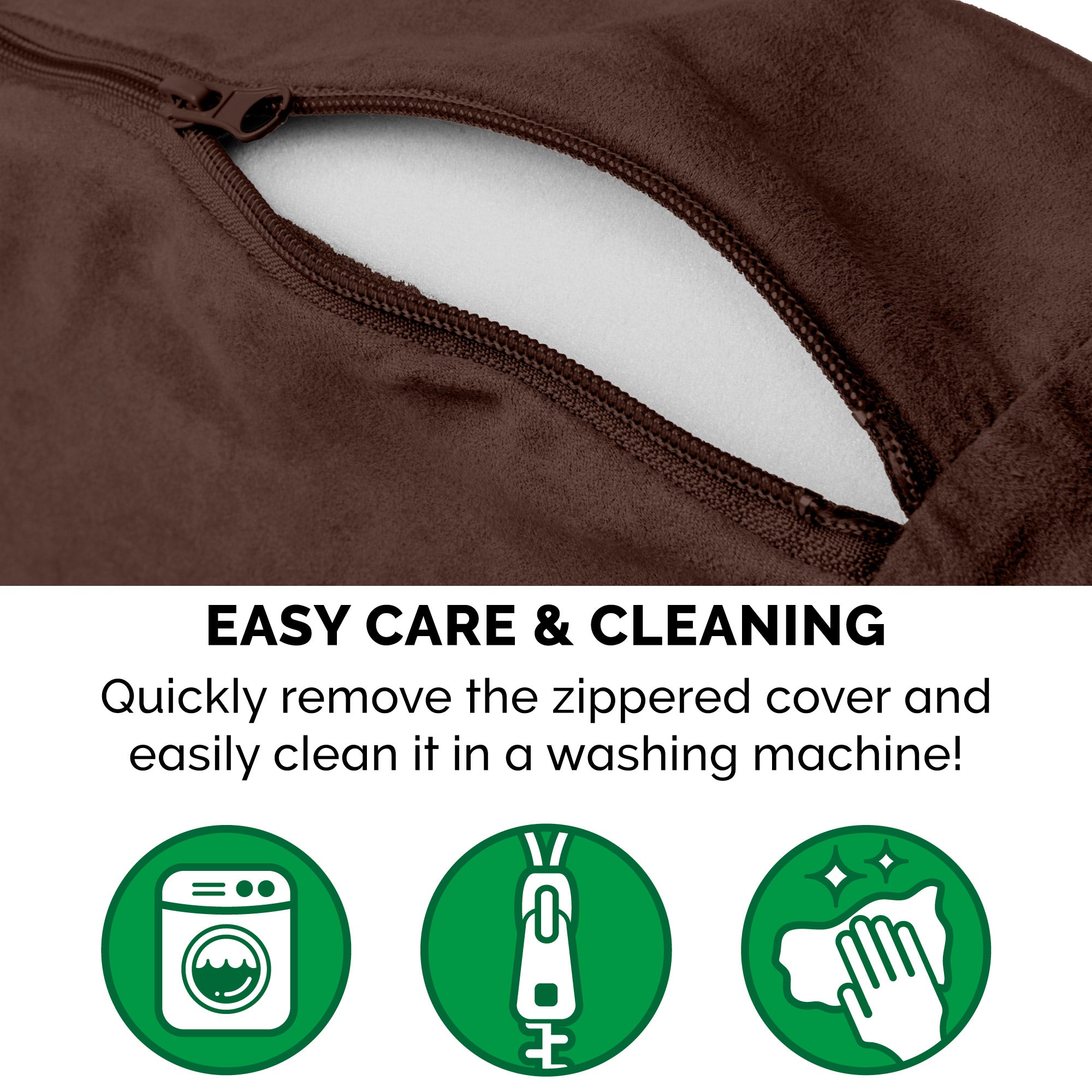 FurHaven | Cooling Gel Faux Sheepskin Snuggery Pet Bed for Dogs and Cats， Espresso， 26-Inch