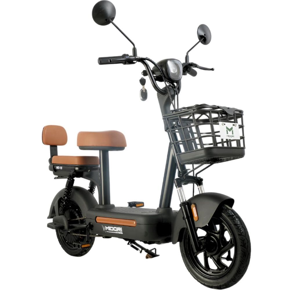 Bicicleta Elétrica Scooter Autopropelida com Alarme 500W 48V MD-10 Preta Midori