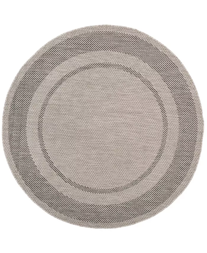 Safavieh Courtyard Beige and Black 6'7