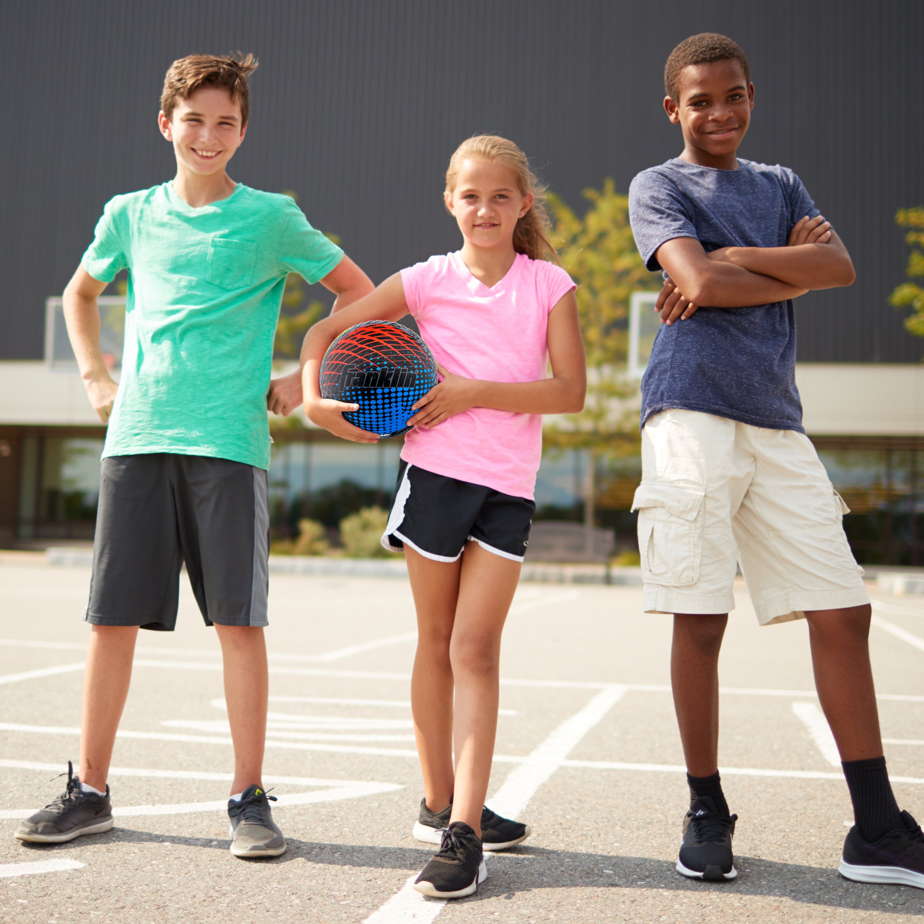 Franklin Sports MYSTIC Rubber Playground Ball - Kickball， Dodgeball and Four Square Ball - 8.5