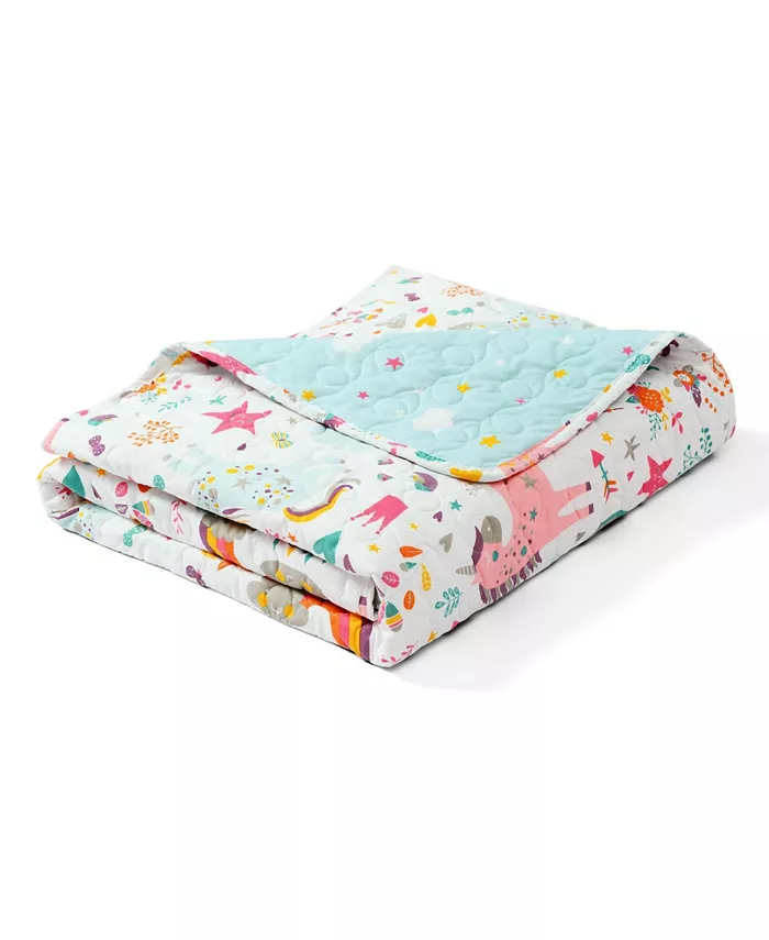 Lush Dandeacutecor Unicorn Heart Throw for Kids， 60