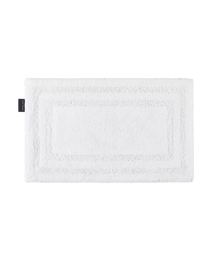 Lucky Brand Joanne Ringspun Double Border Chenille 2 Piece Bath Rug Set， 17