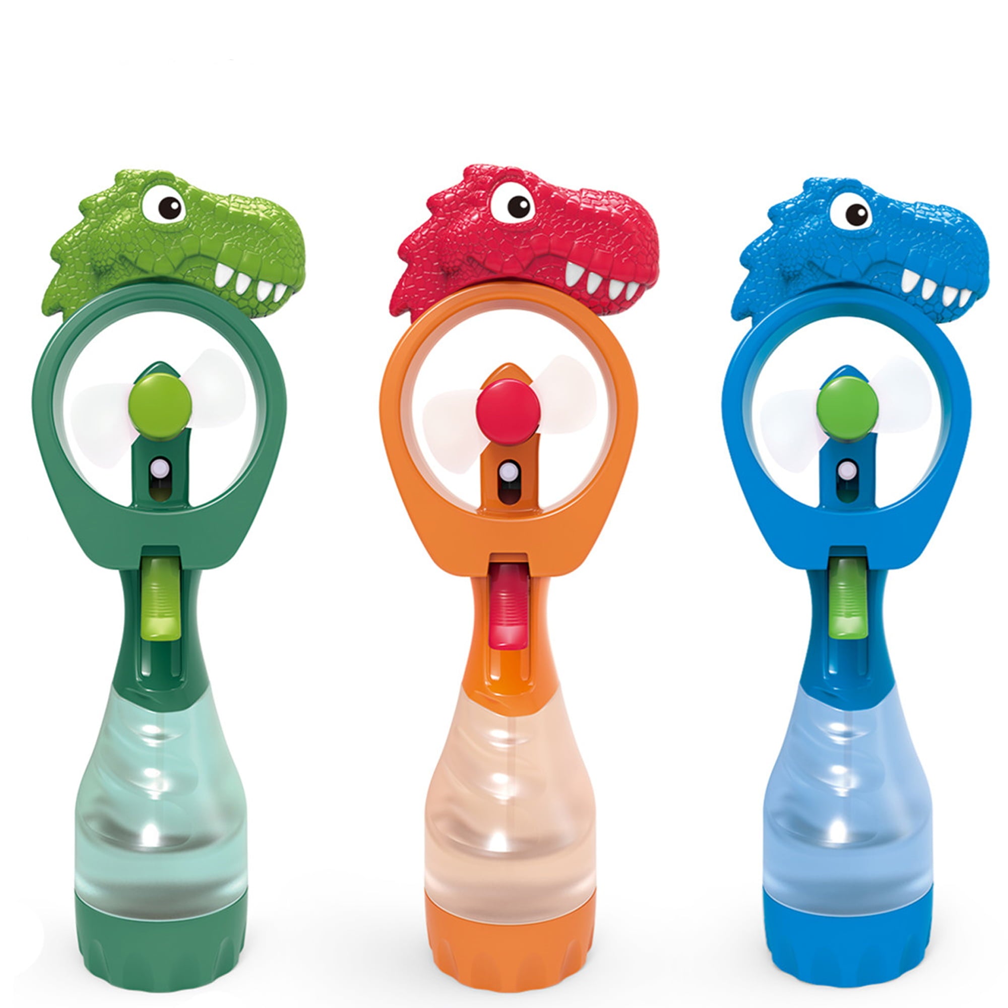 1 Dinosaur Portable Water Bottle Mister Spray Bottle Cooling Kids Cute Animal Fan Handheld Mist Abanico de Agua