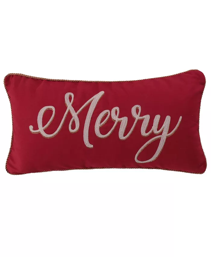Levtex Yuletide Christmas Decorative Pillow， 12