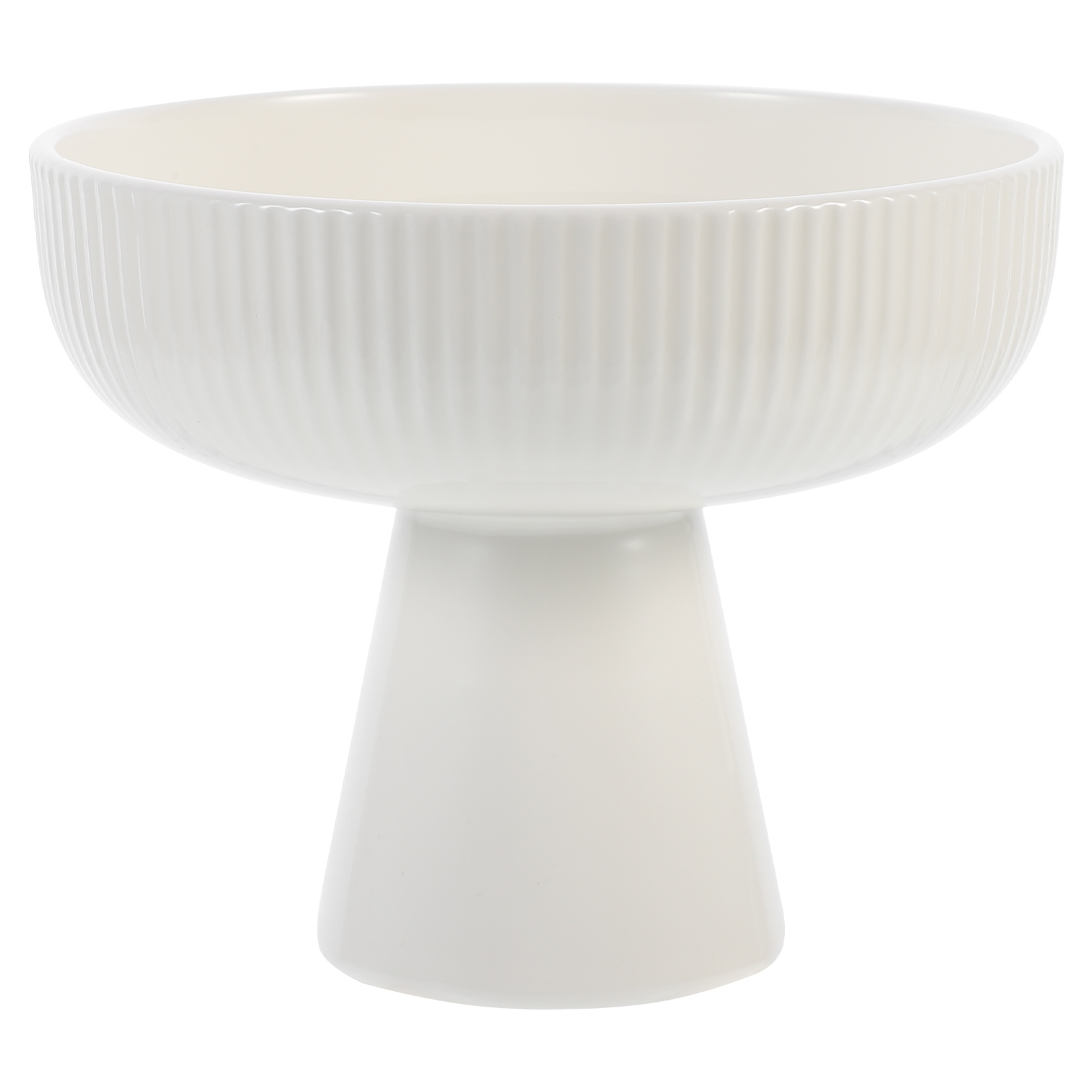 Nuolux Bowl Cup Footed Bowls Fruitceramic Decorative Dessert Cream Ice Bowl Kitchen Servingsalad Small Pudding Display Stand