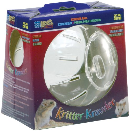 Lee's Kritter Krawler Mini Exercise Ball， 5-Inch， Clear