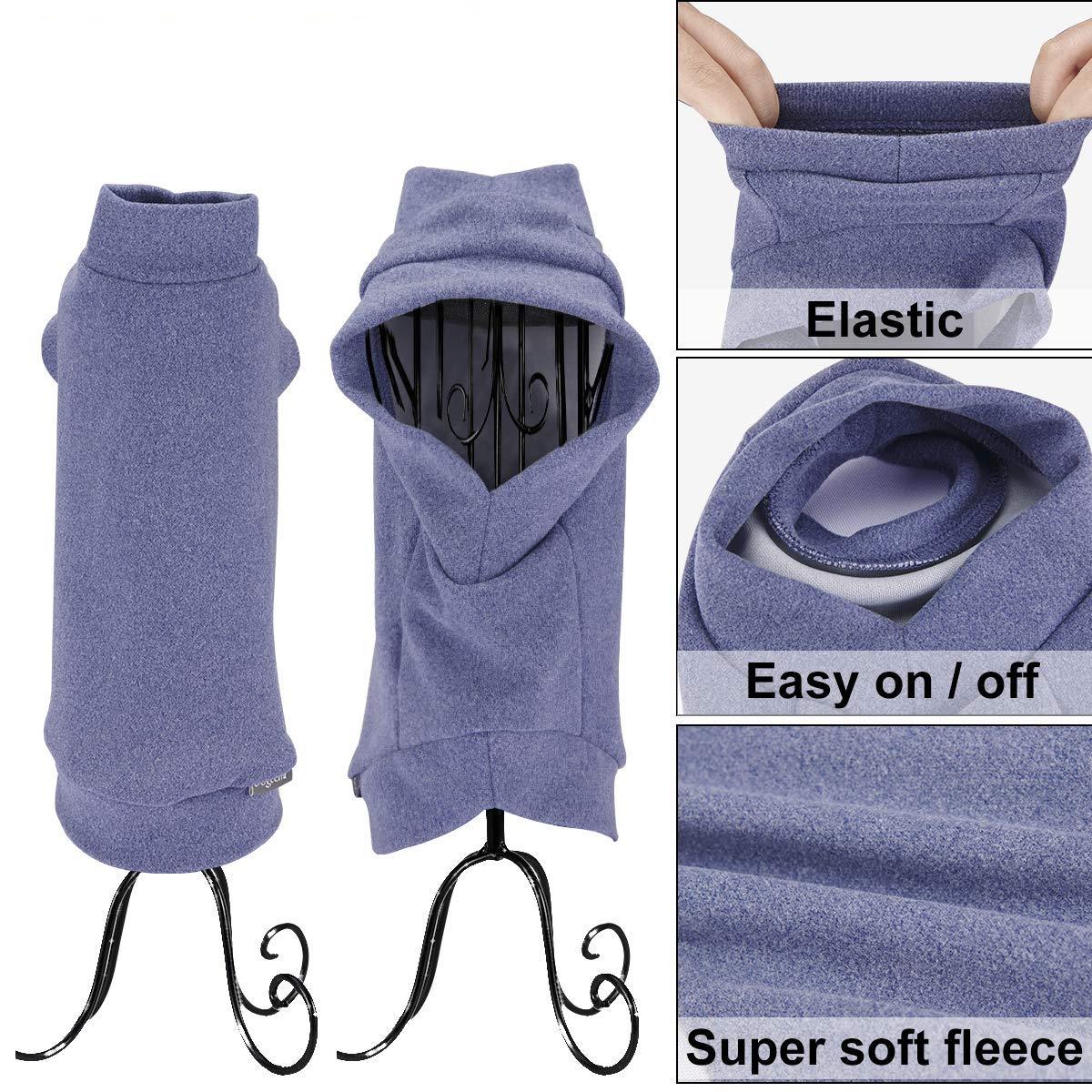 ROZKITCH Hairless Cat Sweatshirt Small Dog Hoodie Fleece Dog Sweatshirt Spring Soft Vest Thickening Warm Cat Sweater Puppy Clothes Sweater Pet Pajamas for Small Dog Cat Puppy Kitten