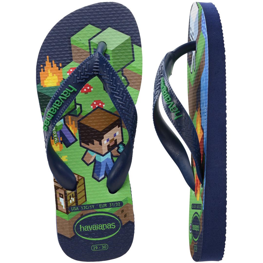 Chinelo Havaianas Infantil Minecraft