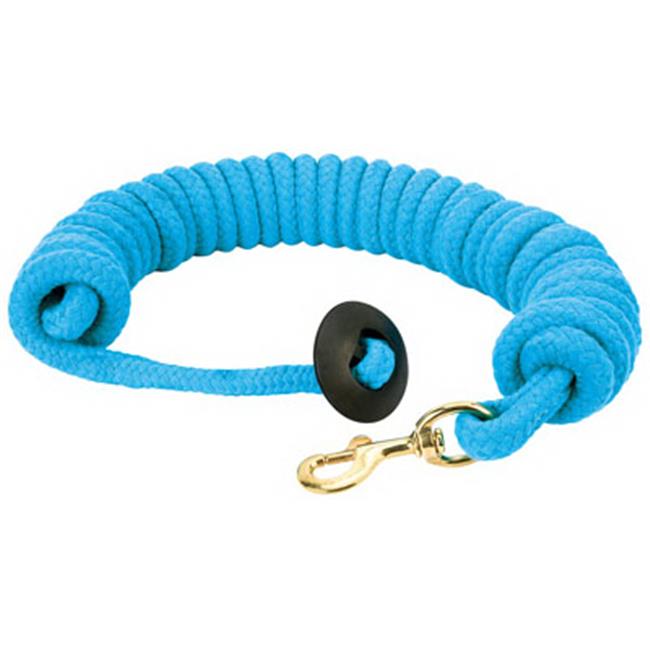 35-1916-BL 0.75 in. x 25 ft. Rounded Cotton Lunge Line - Blue