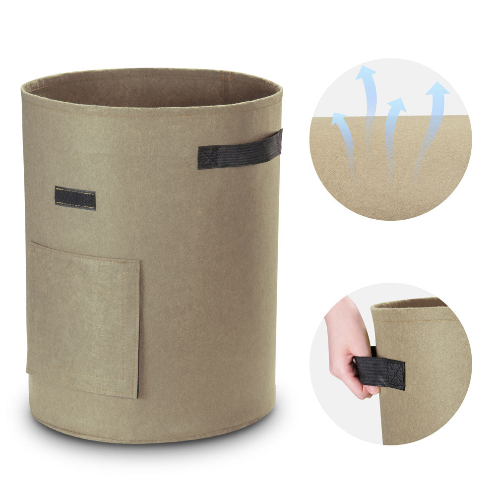 Yescom Pack of 3 10 Gallon Potato Grow Bags Fabric Pots w/ Handles