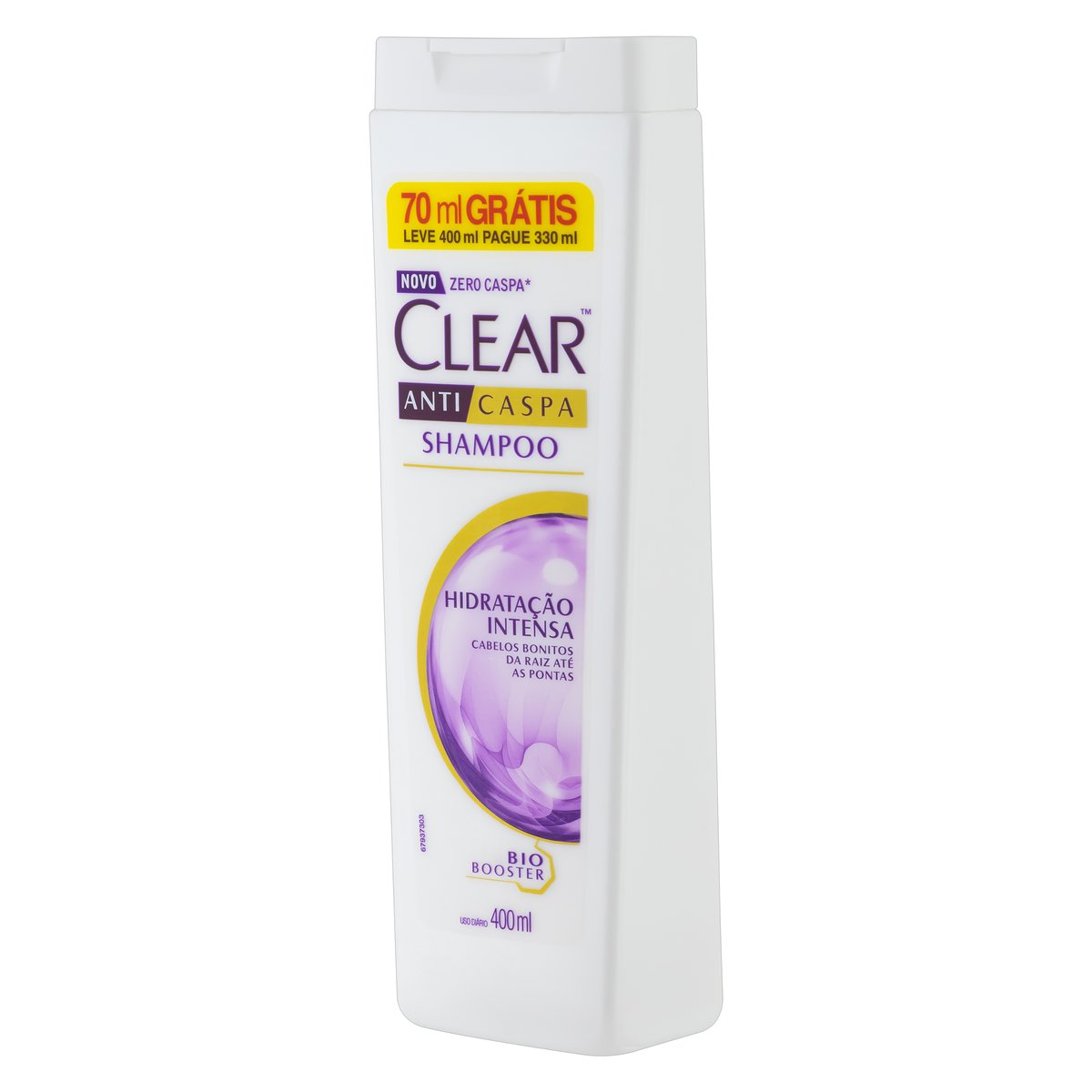 Shampoo Anticaspa Clear Hidratacao Intensa Frasco Leve 400ml Pague 330 ml