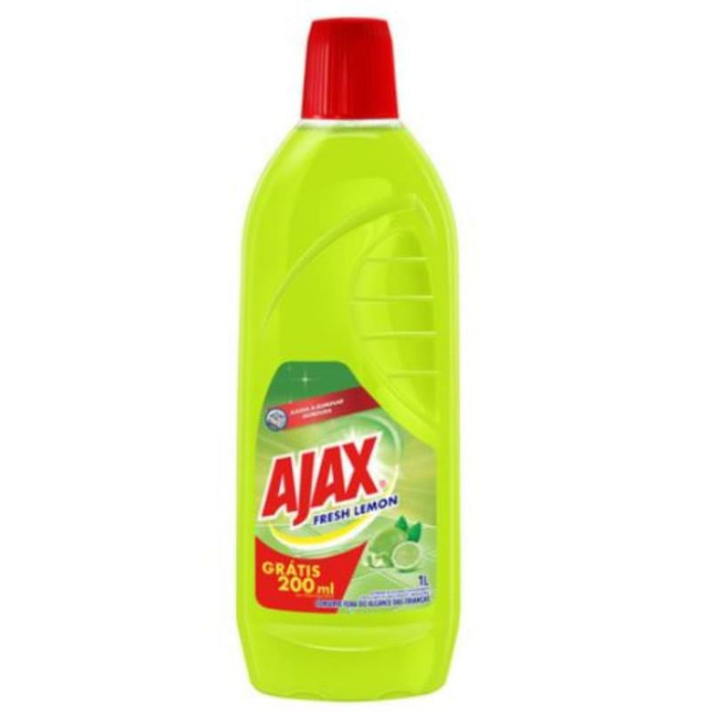 Limpador Ajax Fresh Limao Leve 1 L Pague 800 ml