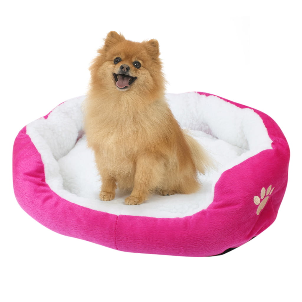 Oalirro Sales Clearance Pet Bed， Self-Warming Indoor Puppy Cushion Doghouse Soft Fleece Pet Dog Cat Bed Indoor Pillow Cuddler for Small Dogs and Cats (19.68*15.75in)