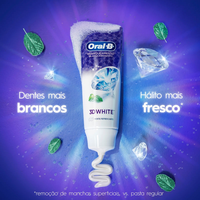 Pasta de Dente Oral-B 3D White Brilliant Fresh 140g