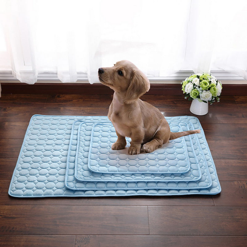Pet Cooling Mat Cool Pad Comfortable Cushion Bed for Summer Dog Cat Puppy，4 Sizes