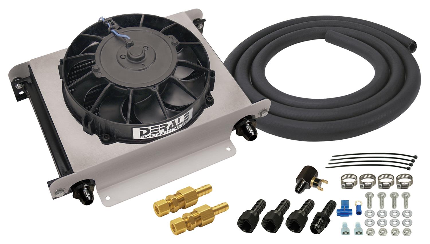 Derale Cooling Products 15960 Derale Hyper-Cool Remote Fluid Coolers with Fan Kits