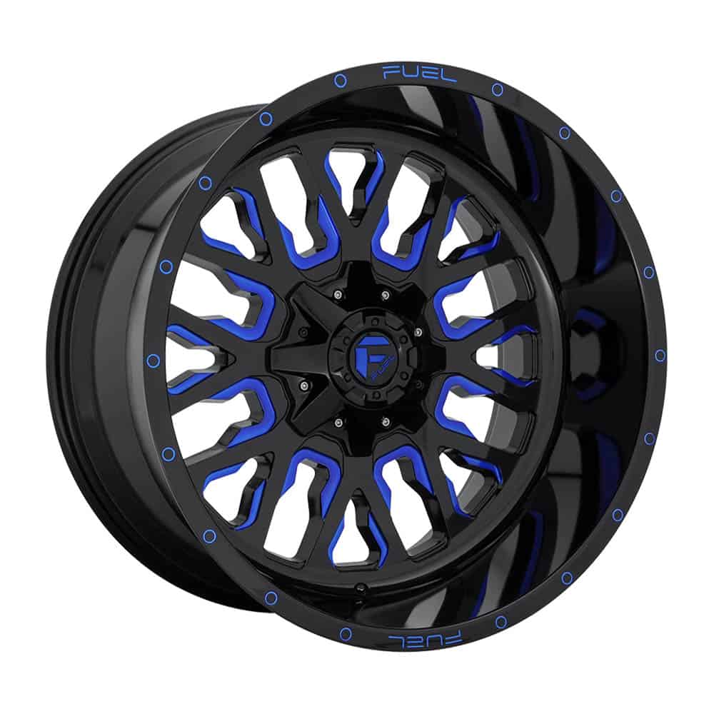 Fuel 1PC D645 STROKE D645 20X10 8X170 GL-BLK-BTTC -18MM