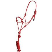 Mustang Economy Mountain Rope Halter/Lead Foal Red