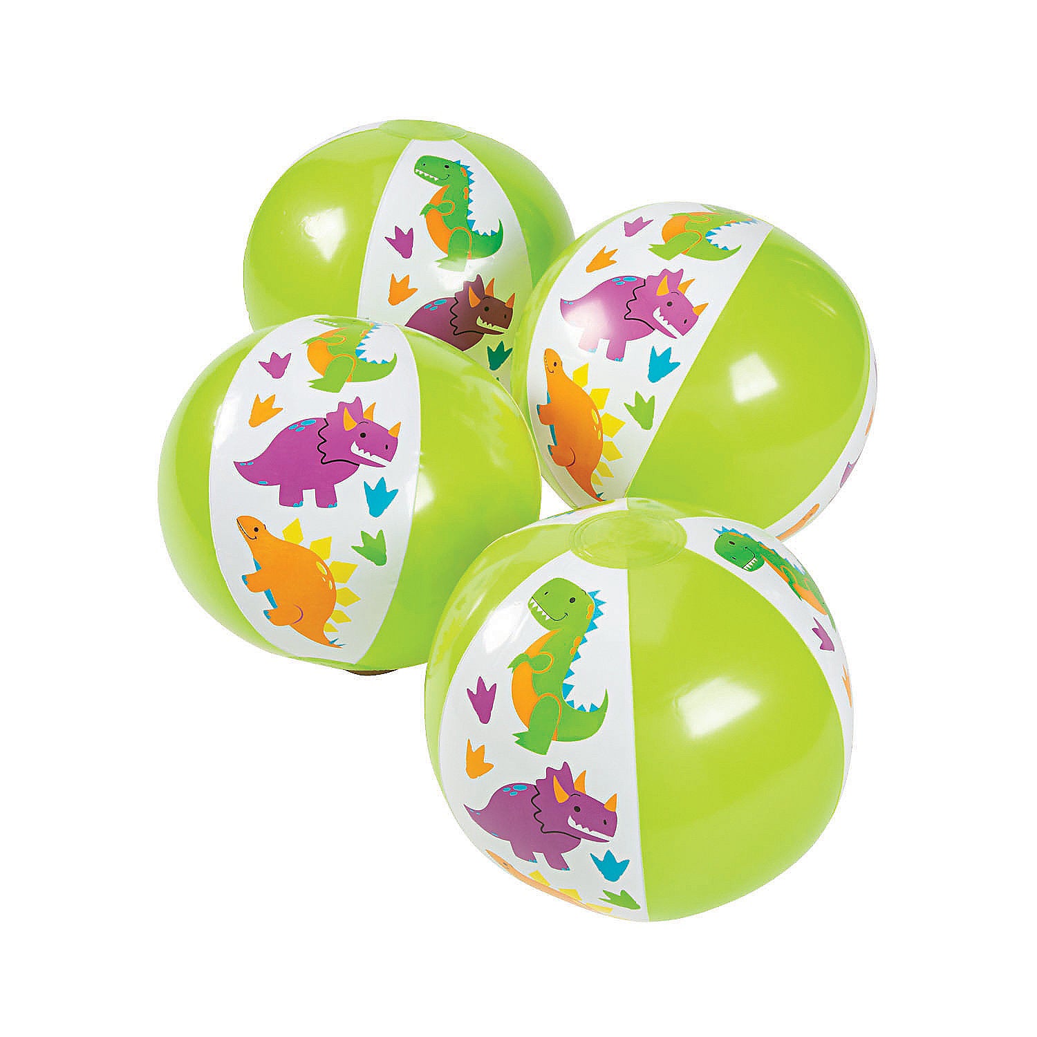 Trendy Dinosaur Beach Ball - Party Favors - 12 Pieces