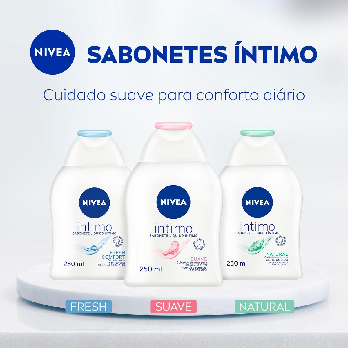 Sabonete Liquido Intimo Suave NIVEA 250ml