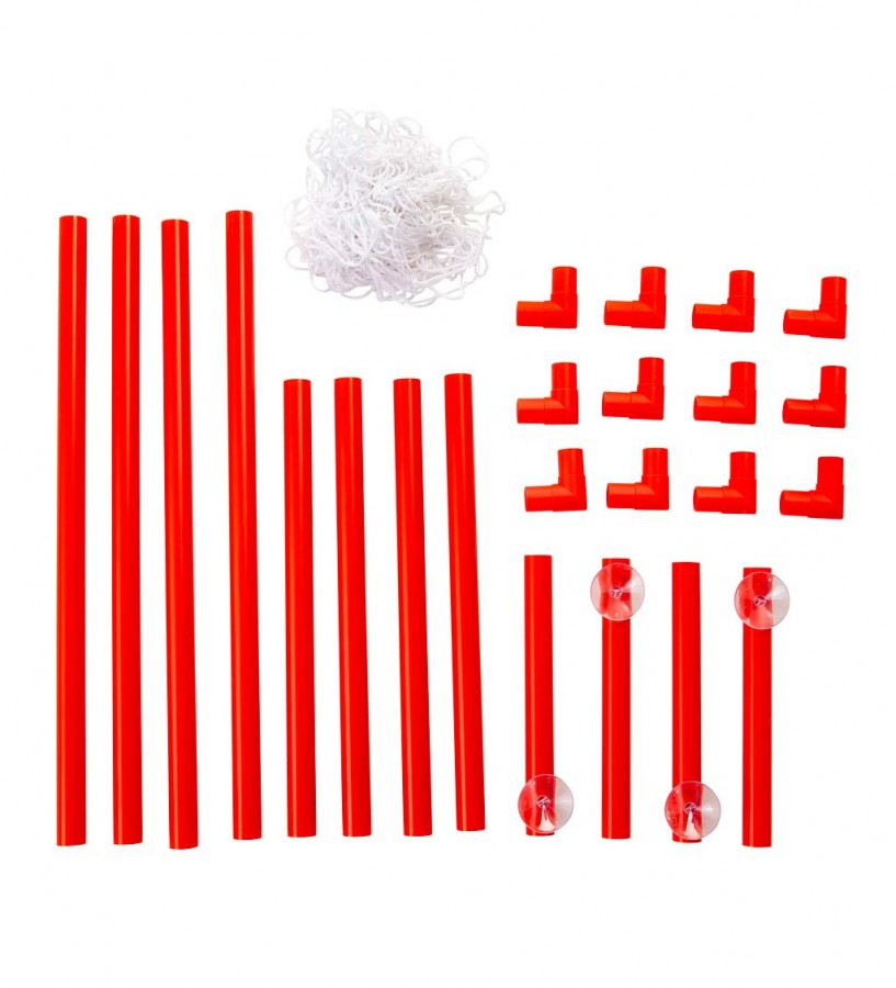 HearthSong Indoor Light Up Air Hover Soccer Game with Two Goals