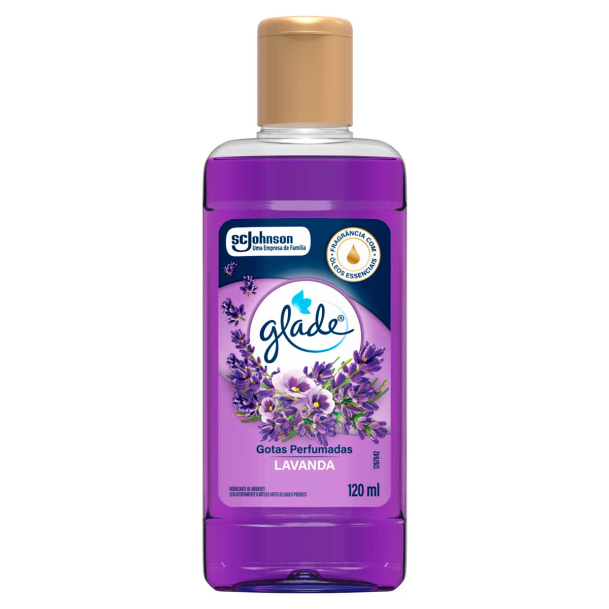 Odorizador de Ambiente Lavanda com Oleos Essenciais Glade Gotas Perfumadas 120ml