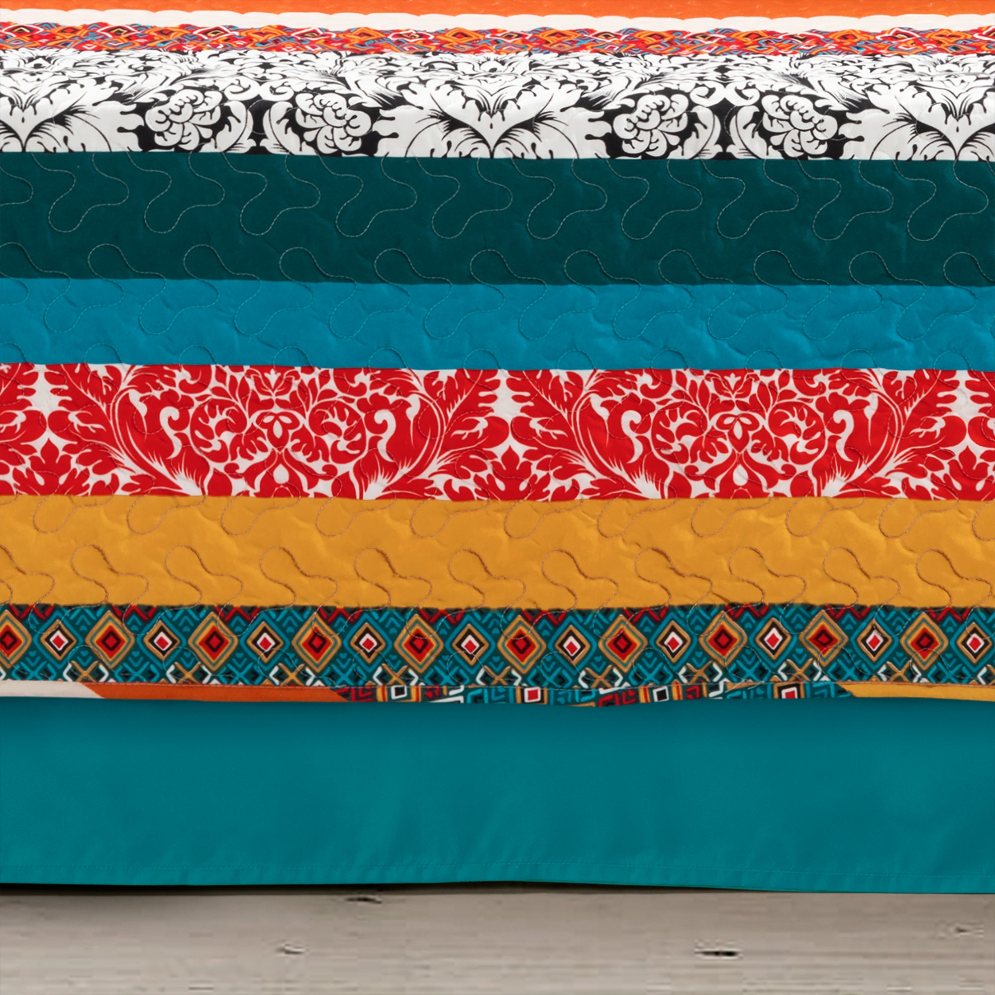 Boho Stripe 6 Piece Daybed Cover Set