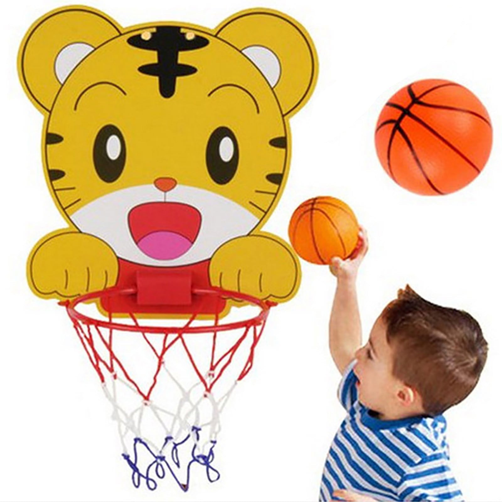 Fridja Kids Toy Basketball Hoop Board Plastic Hoop Set With Indoor Hanging Hoops Game