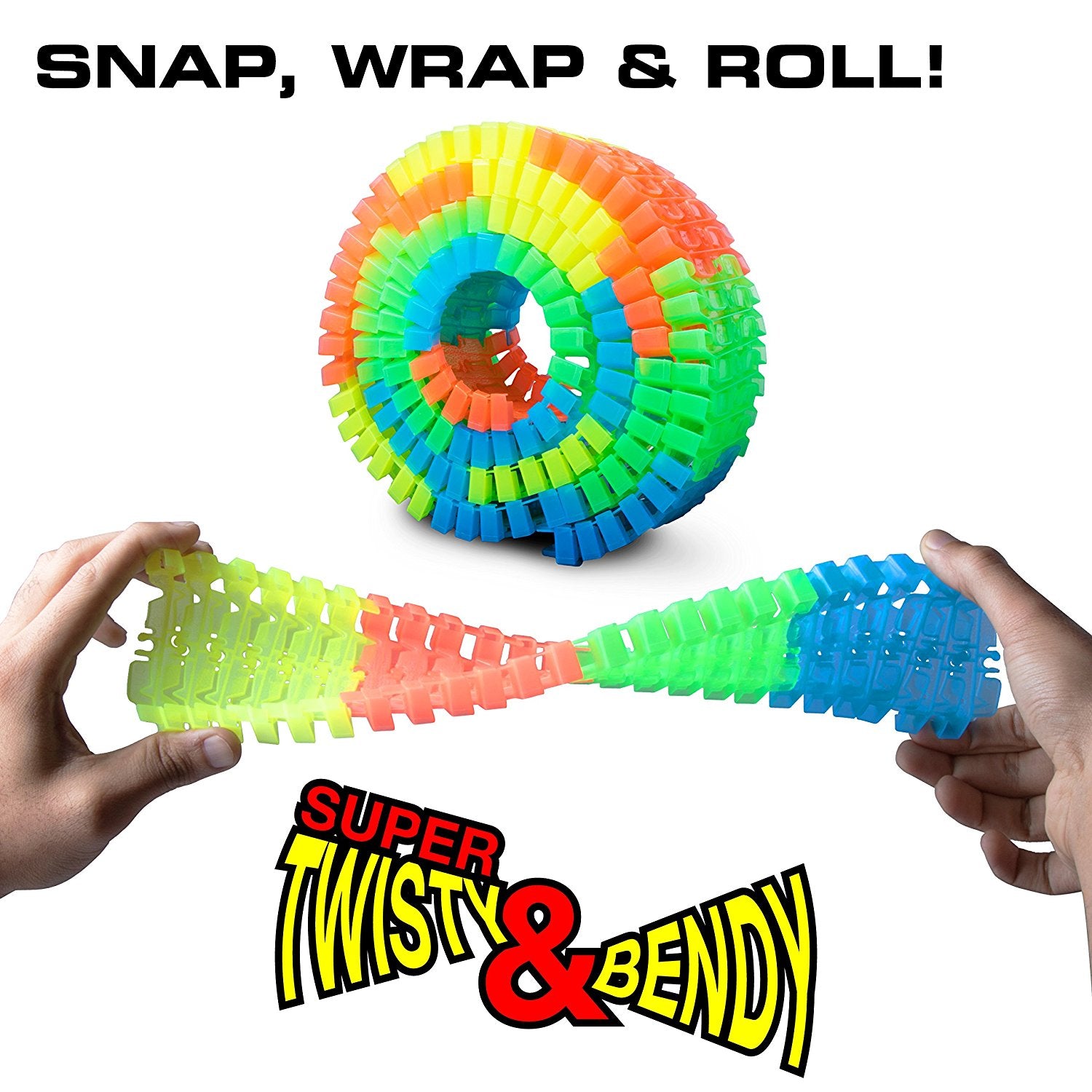 USA Toyz 360pk Large Glow in the Dark Track Set Compatible (Unisex)