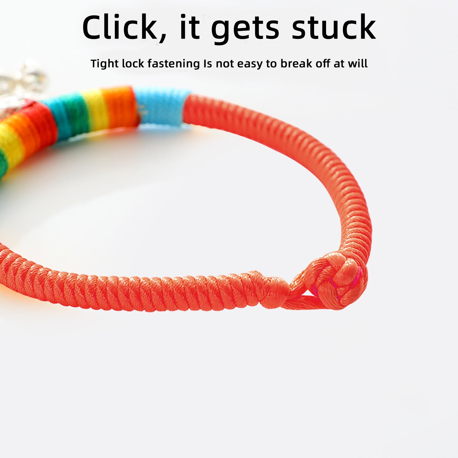 3 Pack Cat Collars，Cat Collars with Bells， Split Cat Collars， Woven Cat Collars， Polyester Cat Collars for Kittens