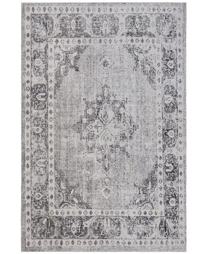 Safavieh Montage Gray and Ivory 3' x 5' Outdoor Area Rug