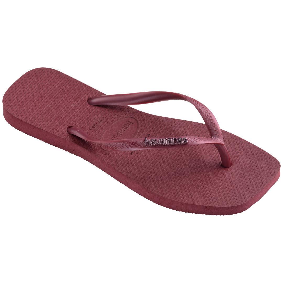 Chinelo Havaianas Slim Square Logo Metallic