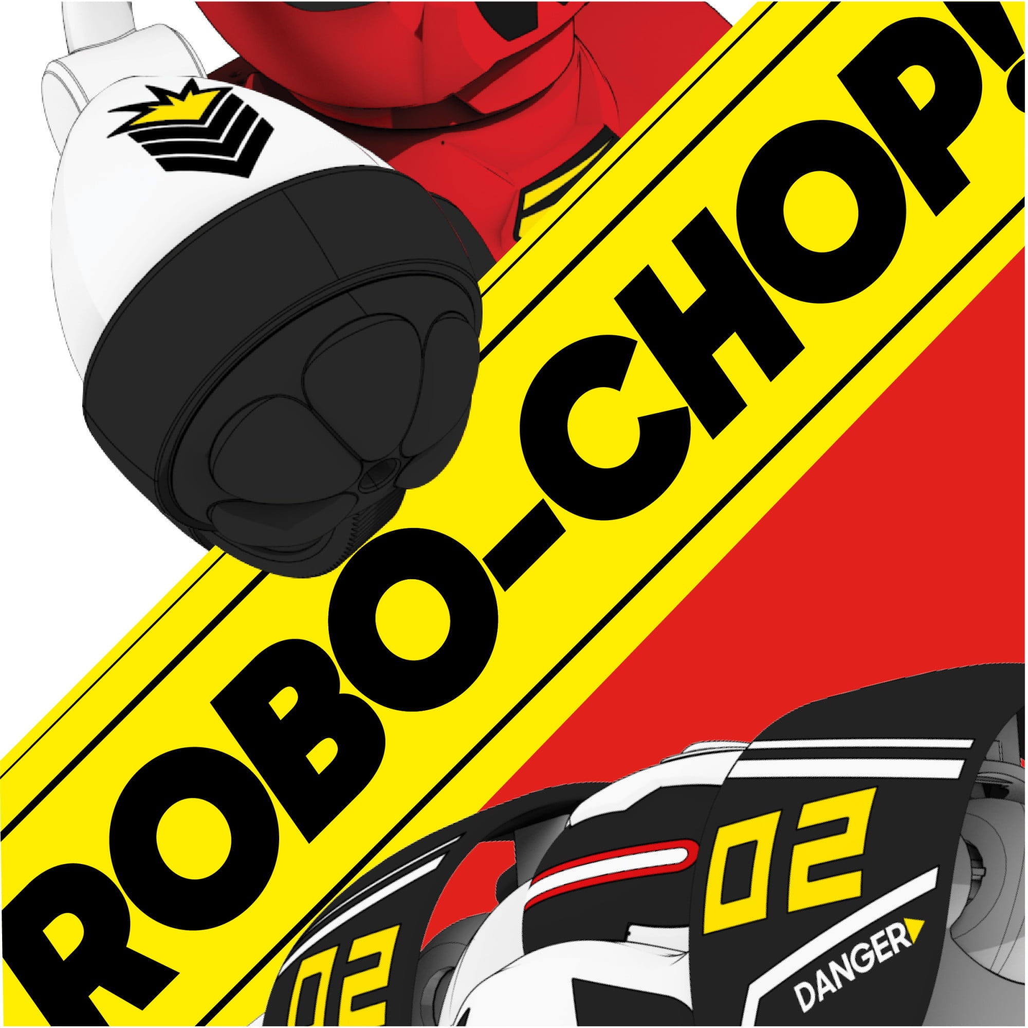 Sharper Image® Remote Control Robot Combat Set， Multiplayer RC Toy for Kids， Robo Duel Game with Infrared Controllers， Challenge a Friend， Great Gift for Boys or Girls， Red and White