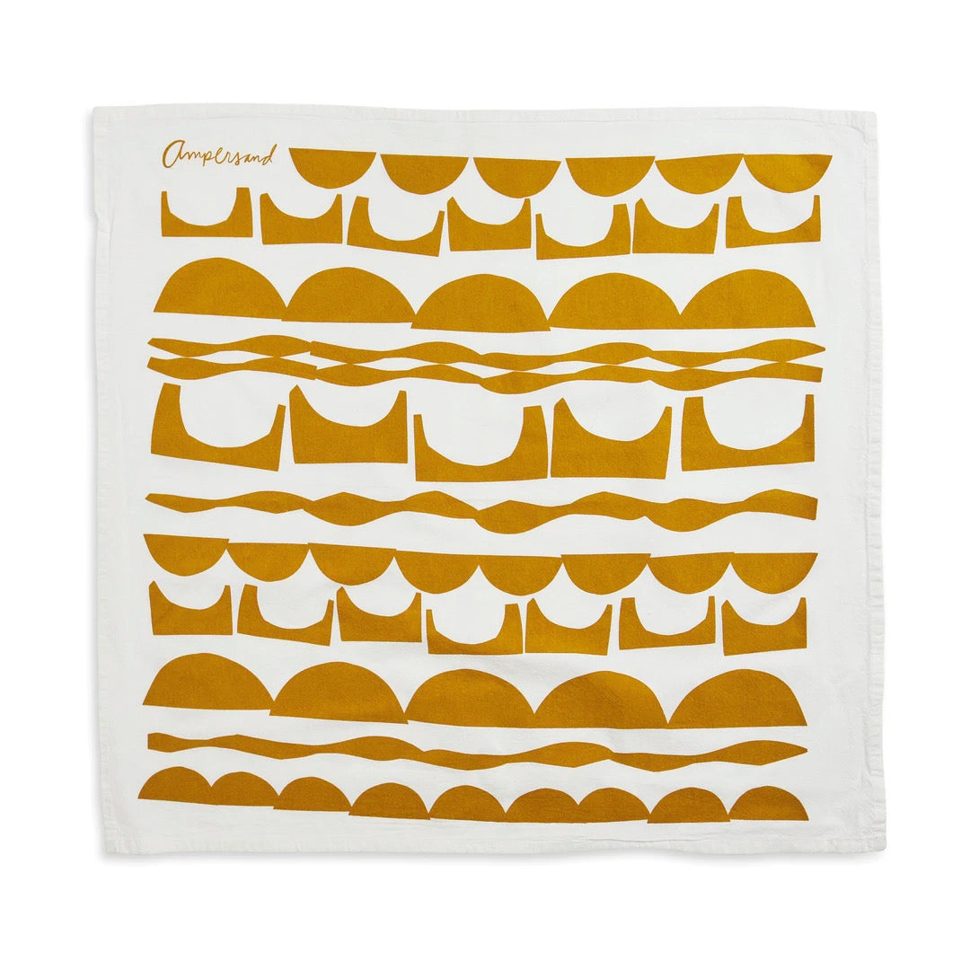 Stepping Stones - Gold Cloth Napkins