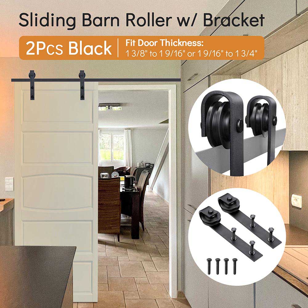 Yescom 2Pcs I Style Sliding Barn Door Track Replacement Wheel