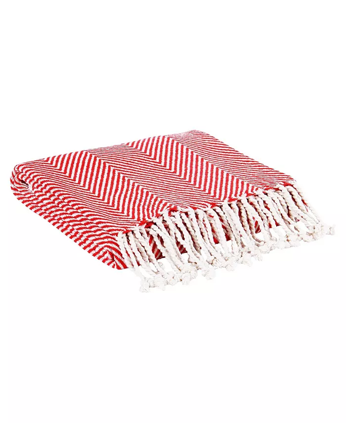 Mod Lifestyles Chevron Throw， 50