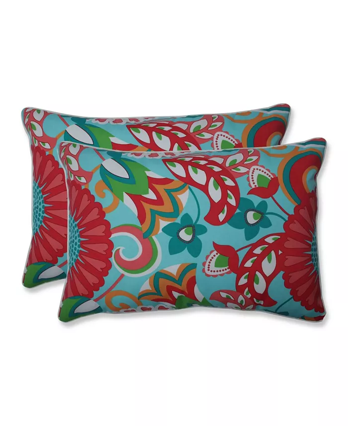 Pillow Perfect Sophia Over-Sized Rectangular Throw Pillow， Set of 2