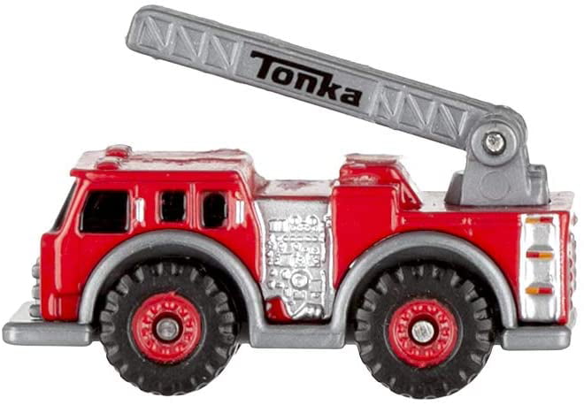 Tonka - Micro Metals Multipack - Police Cruiser， Fire Truck， Garbage Truck ， Dump Truck (Blind)