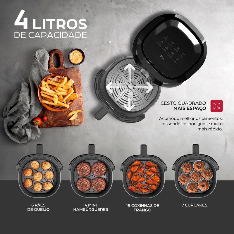 Fritadeira Elétrica WAP Family 4L WAFF2-P