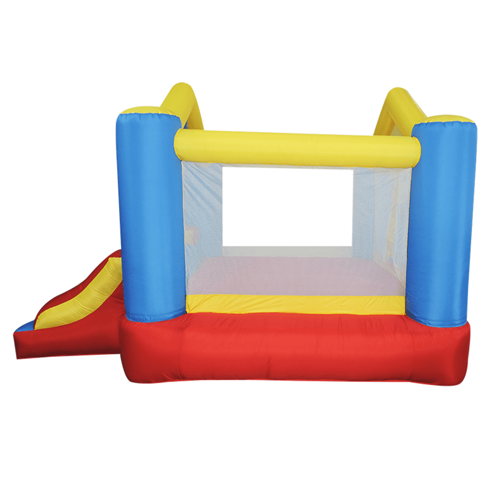 YARD Inflatable Kids Bounce House 11x9x8ft with Slide and Blower， Indoor Inflatable Bouncer Jumping House