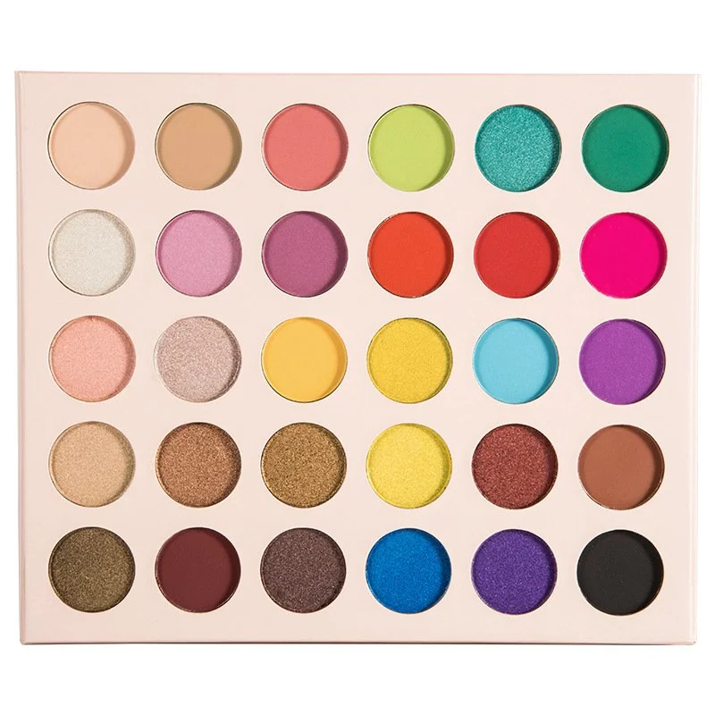 Custom High Quality Private Label Vegan High Pigment EyeShadow Palette