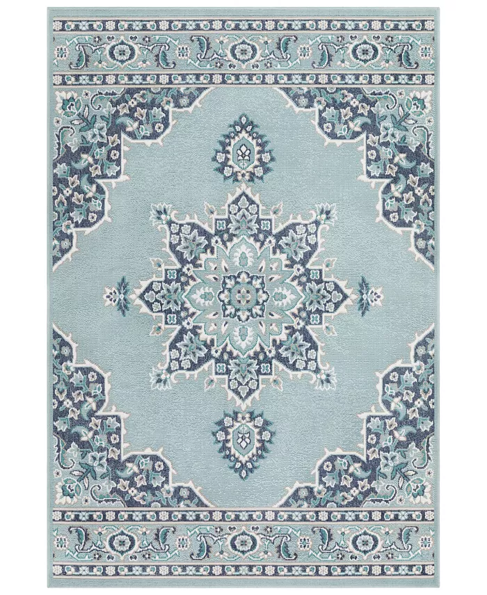 Surya Alfresco ALF-9687 Aqua 7'6