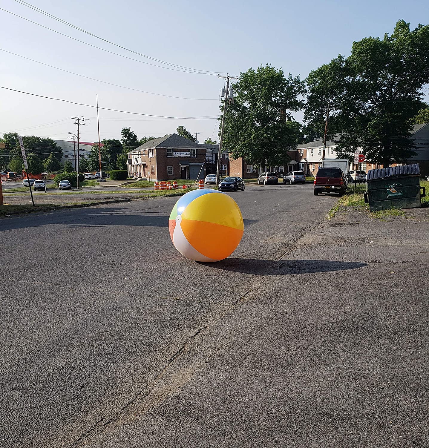 Giant Inflatable Beach Balls 5 Feet Pool Ball， Beach Summer Parties， and Gifts | 60 inch