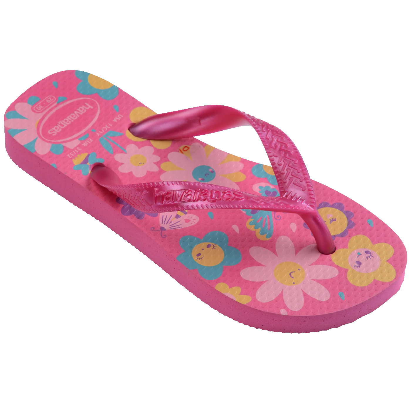 Chinelo Havaianas Infantil Flores