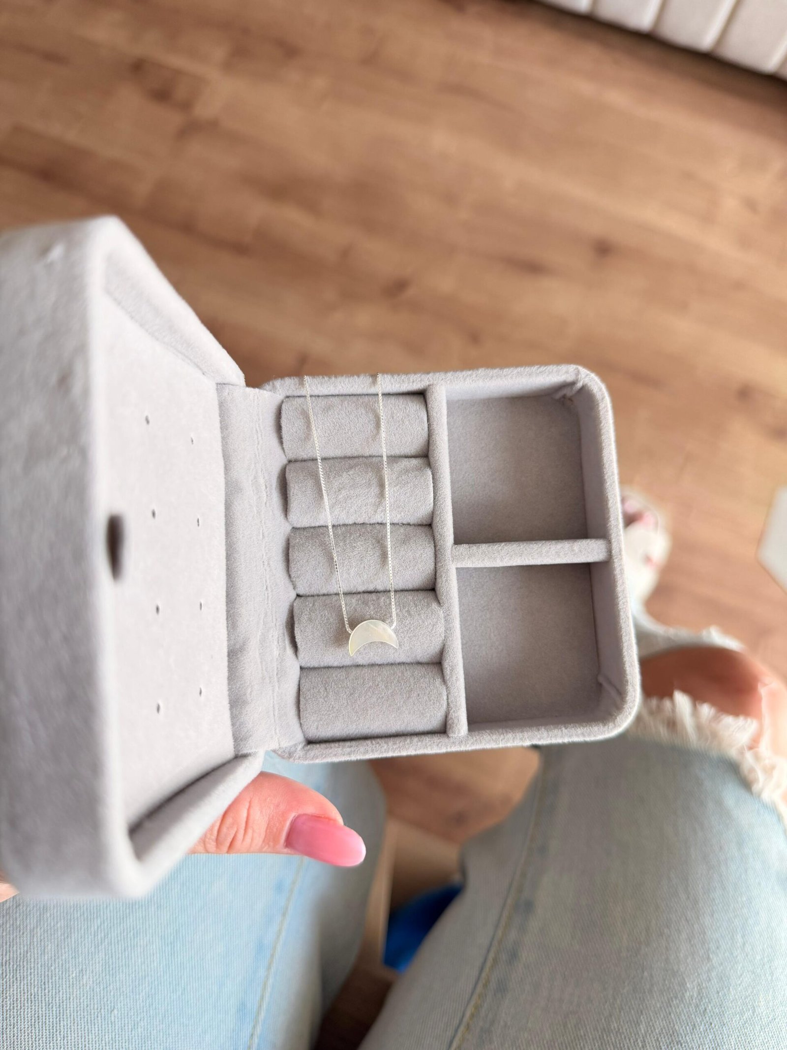 Colar Lua Madrepérola