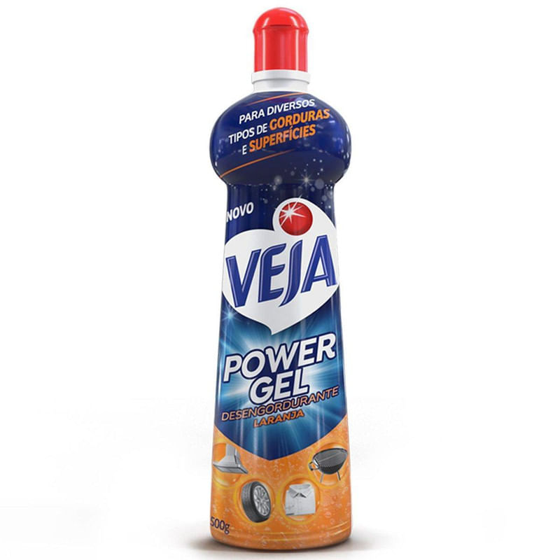 Super Desengordurante Veja Power Gel Limao 500g