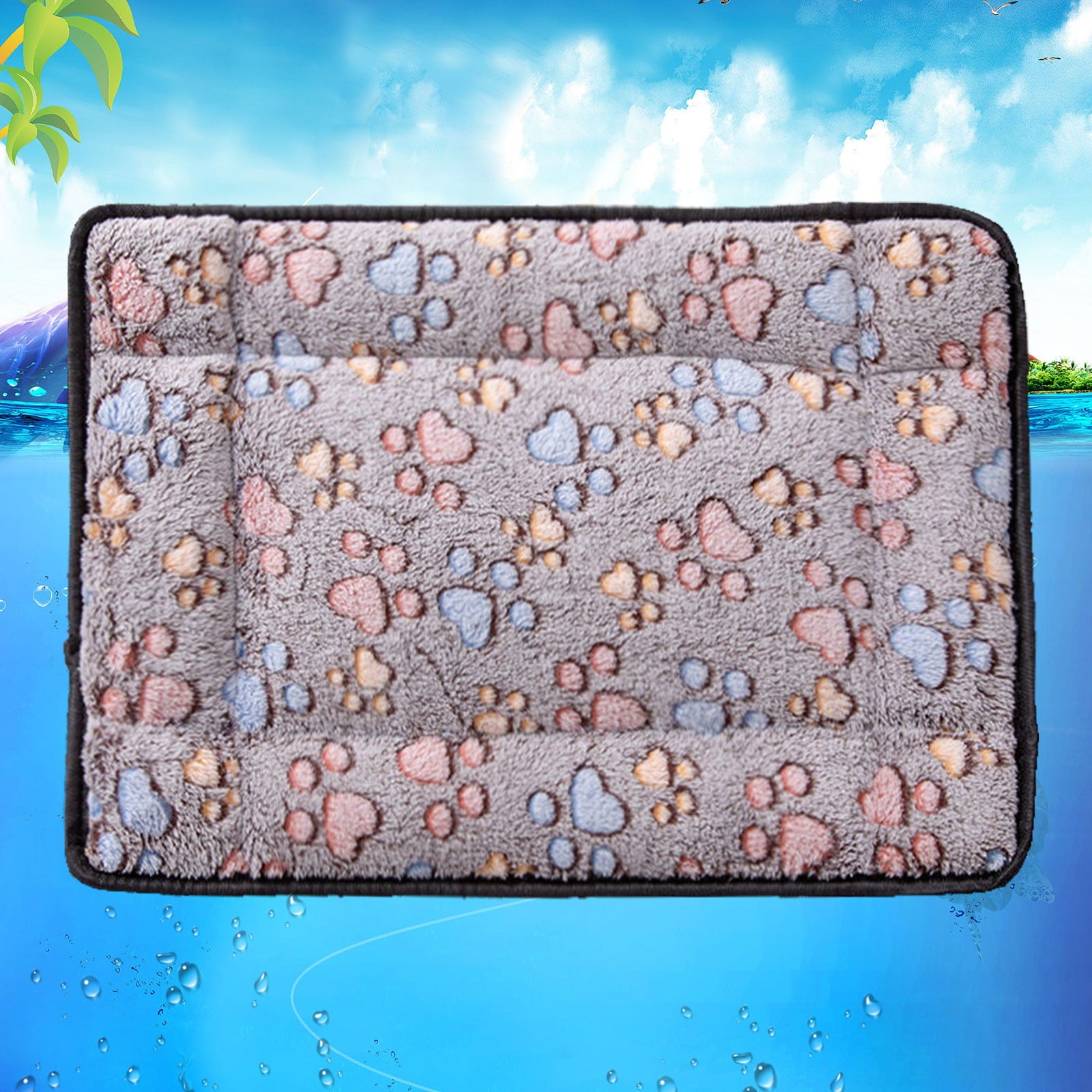 Zppruwei Dog Cooling Mat For Large Dogs 2 In 1 Pet Cooling Pad Dog Bed Crate Pad Durable Cooling Dog Bed Mats For Small Medium Large Dogs Cats