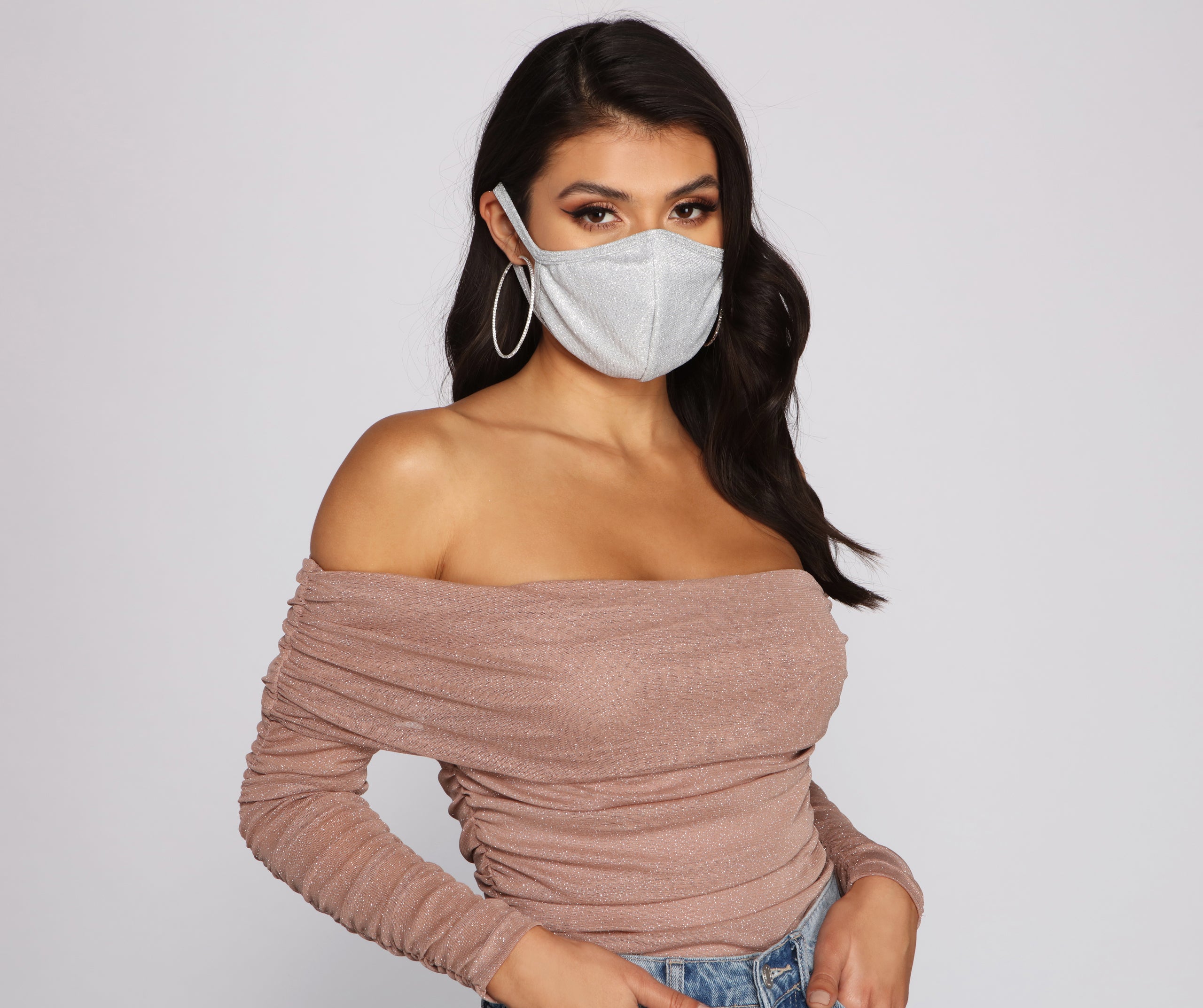 Glam Glitter Face Mask