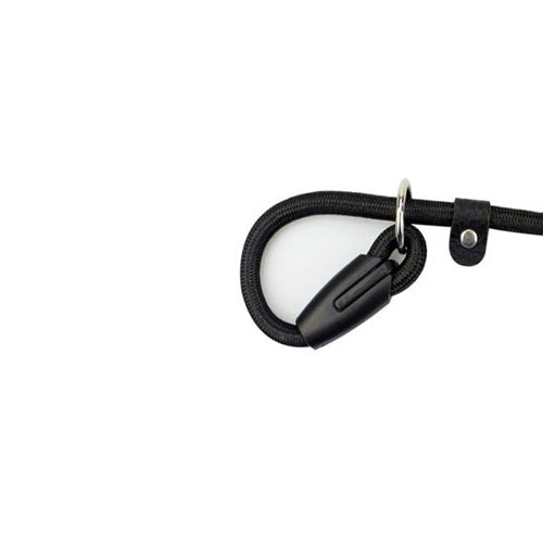 Strong Dog Nylon Adjustable Loop Slip Rope Leash Training Choke Collar 4ft Black